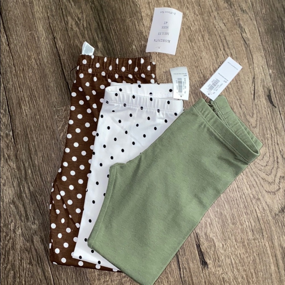 NWT 4t leggings